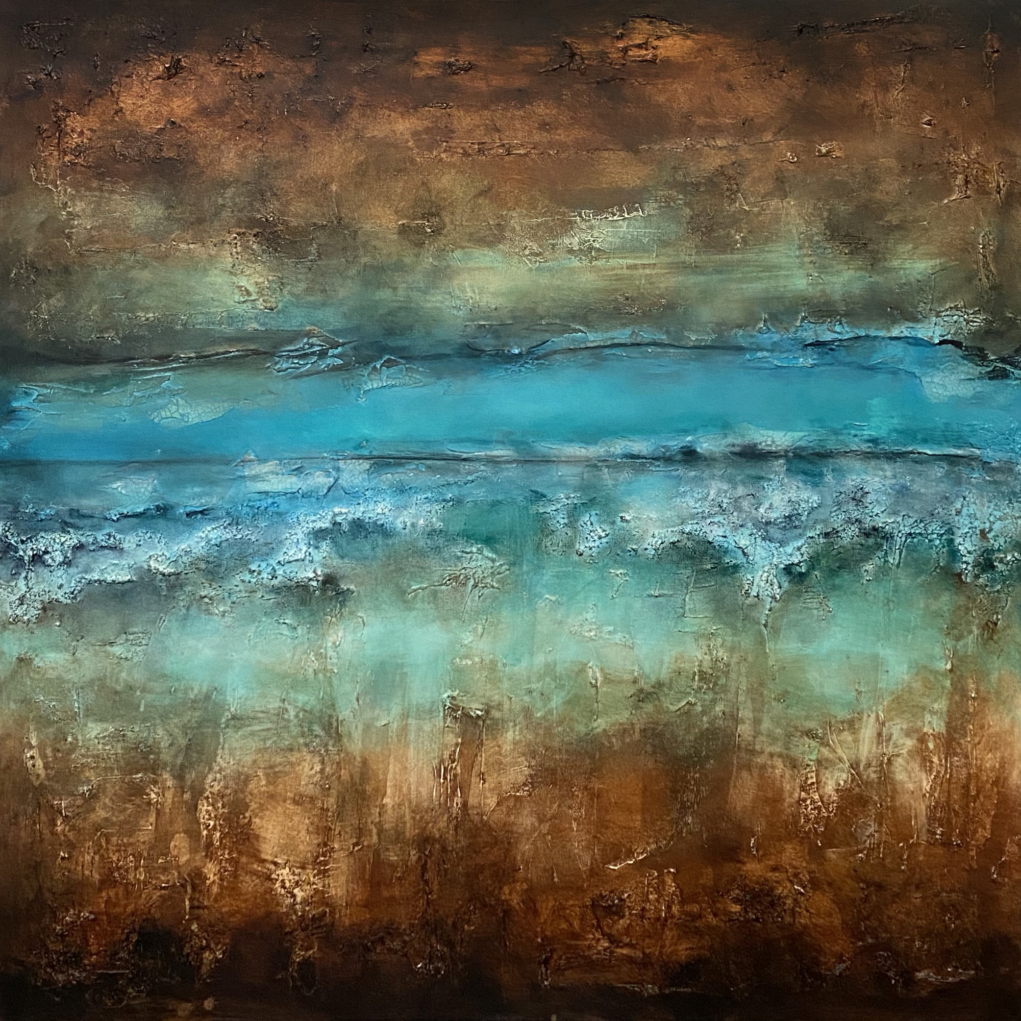 Reconsidered No. 31 | 40 x 40 x 1.5 | SOLD